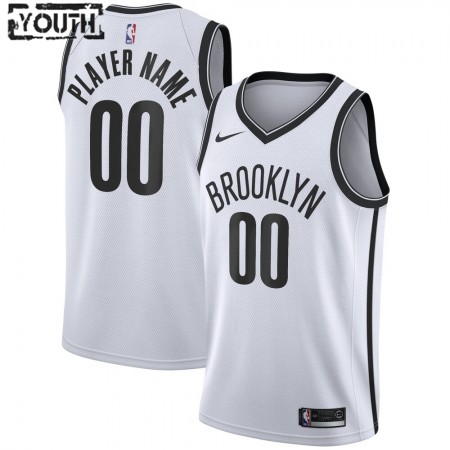 Maillot Basket Brooklyn Nets Personnalisé 2020-21 Nike Association Edition Swingman - Enfant